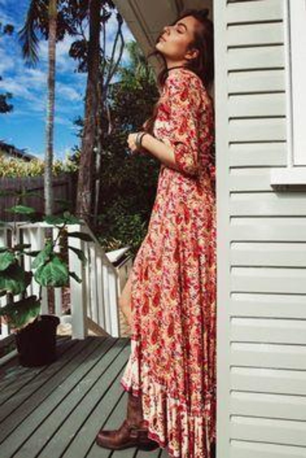 Arnhem Wild Magnolia Maxi Dress in Sunset Size 10  - Image 3