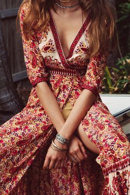 Arnhem Wild Magnolia Maxi Dress in Sunset Size 10  for rent on The Volte - image 2