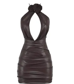 House of CB Olivia Mini Dress Brown Size XS / AU 6 for rent on The Volte - image 5