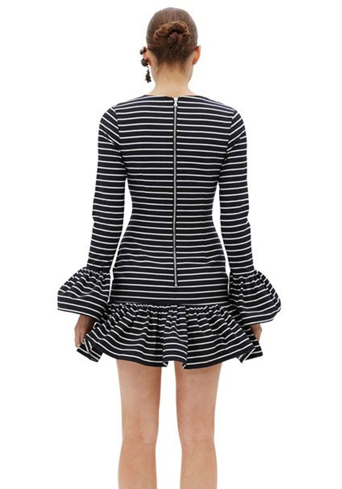 By Johnny Ebony Stripe Rara Dress - Image 3