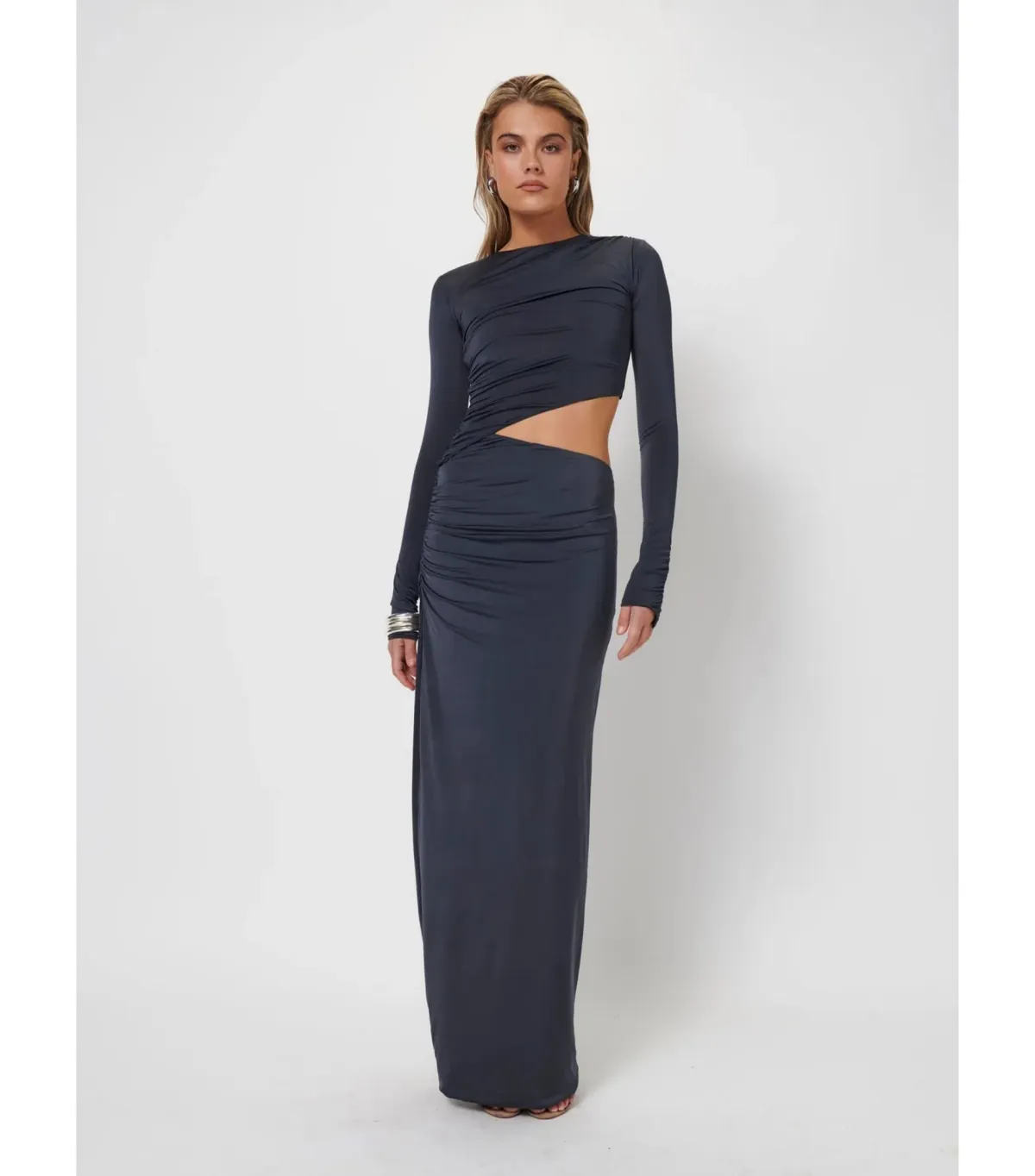 Effie Kats Cara Maxi Dress Thunder Size M / AU 10 - Image 1