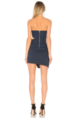 Bec & Bridge Frivolous Cutout Bandeau Mini Dress French Navy Size 8 for rent on The Volte - image 3