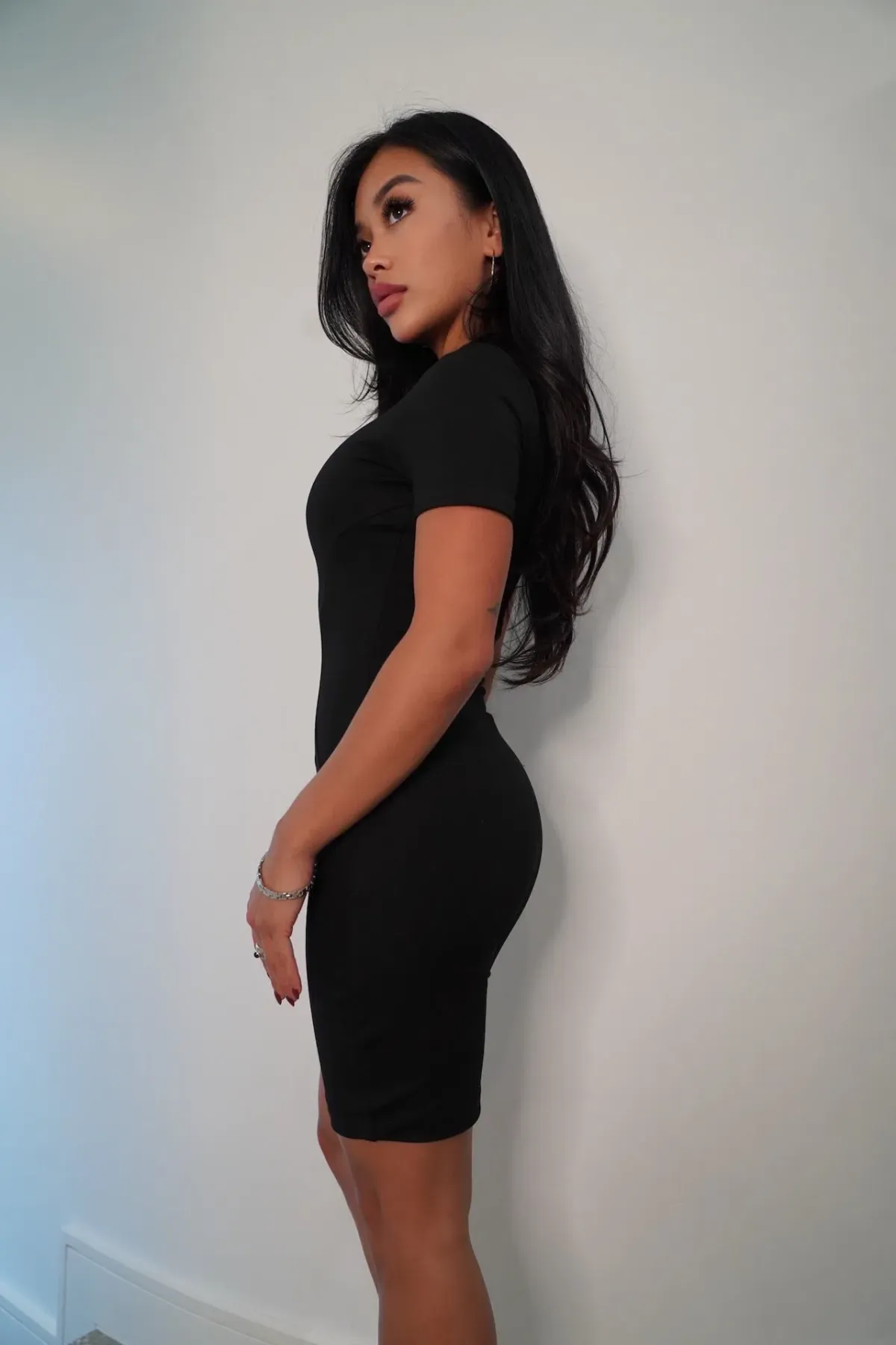 Maniere De Voir Eternelle Mock Neck Playsuit Black Size S / AU 8 - Image 4