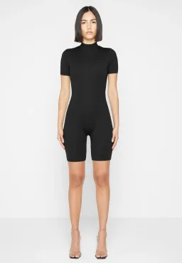Maniere De Voir Eternelle Mock Neck Playsuit Black Size S / AU 8 for rent on The Volte - image 1