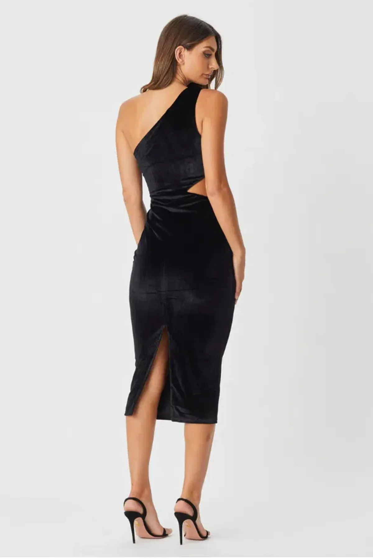 Bianca & Bridgett Riya Midi Dress Black Size XL / AU 14 - Image 2