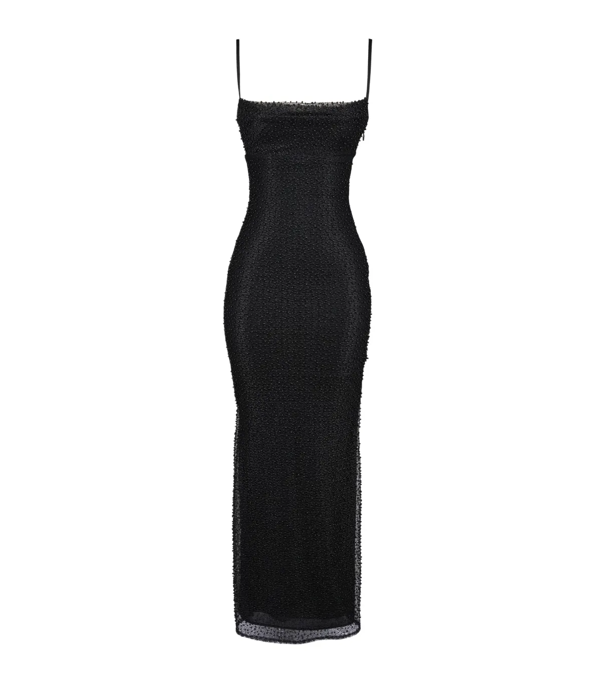House Of CB Calla Pearl Embellished Maxi Dress Black Size M / AU 10 - Image 5