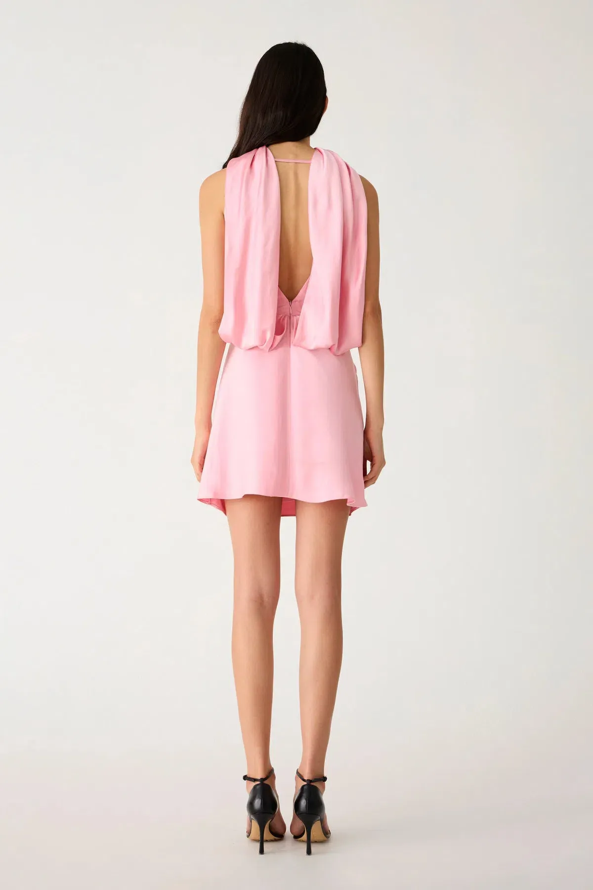 Misha Analia Mini Dress in Fondand Pink Size 6/XS - Image 3