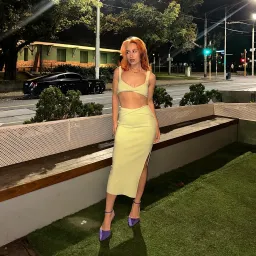 Bec & Bridge Clover Top and Midi Skirt Set Green Size XS / AU 6 for rent on The Volte - image 4