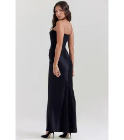 House of CB Persephone Strapless Corset Dress Black Size 6/XS for rent on The Volte - image 4