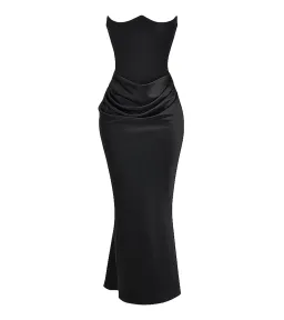House of CB Persephone Strapless Corset Dress Black Size 6/XS for rent on The Volte - image 5
