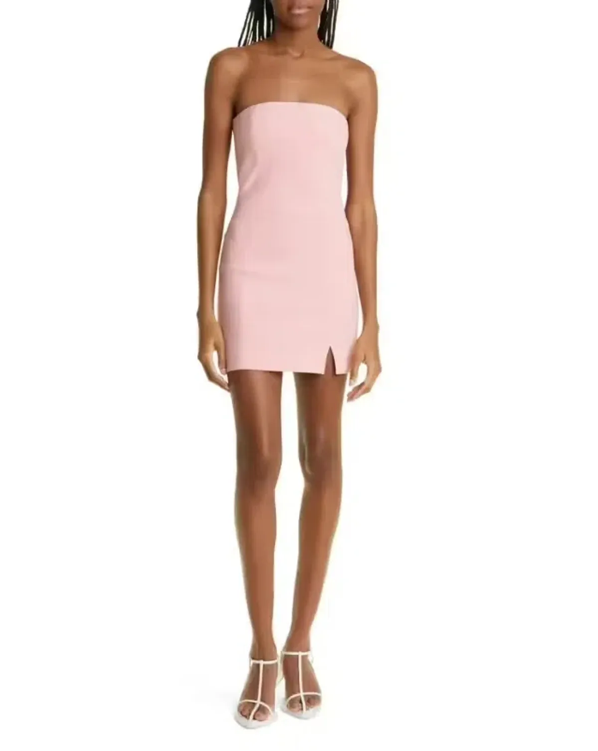 Bec & Bridge Karina Strapless Split Dress Guava Size AU 6 - Image 1