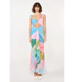 She Is Olla Imogen Dress Midi Blue Size 8 for rent on The Volte - image 1