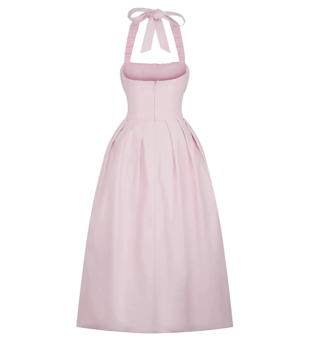 Meshki Candy Halter Midi Dress Ballet Pink AU 8  - Image 5
