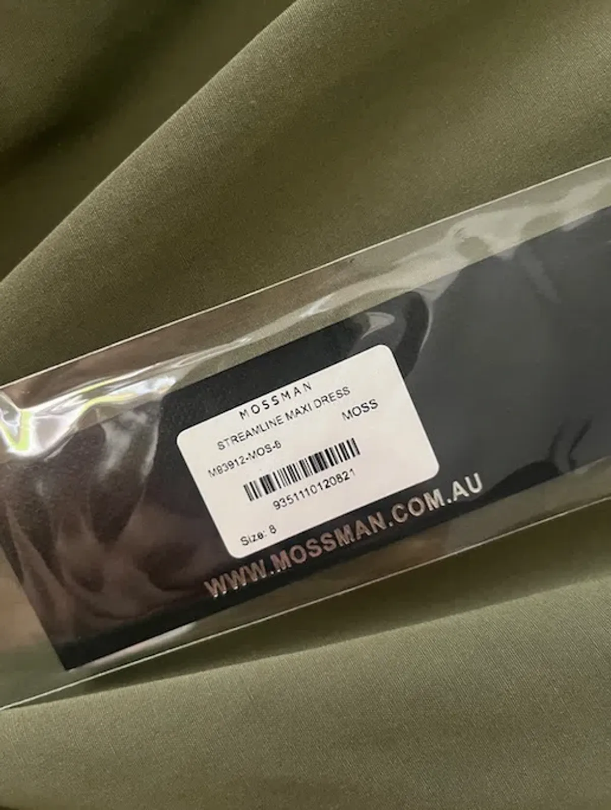 Mossman Streamline Maxi Dress Green Size 8 - Image 5