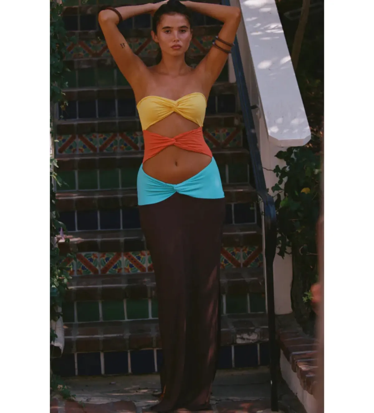 Indah Clothing Didi Dress Brown Size Small / Au Size 8 - Image 5