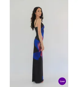 With Harper Lu Slip Maxi Dress Midnight Lily Floral Size XS/AU 6 for rent on The Volte - image 3