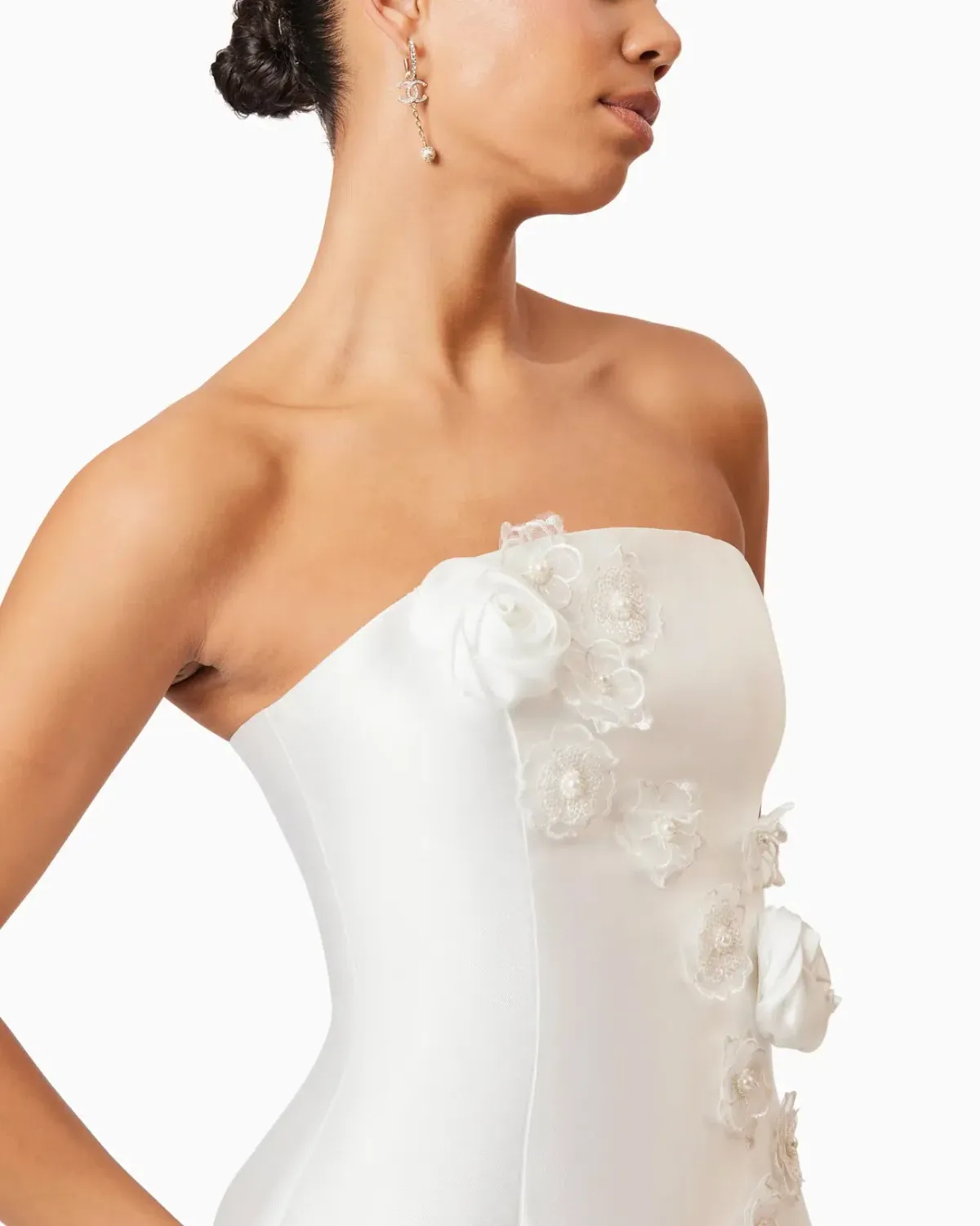 Elliatt Oleander Strapless Maxi Dress White Size S / AU 8 - Image 6