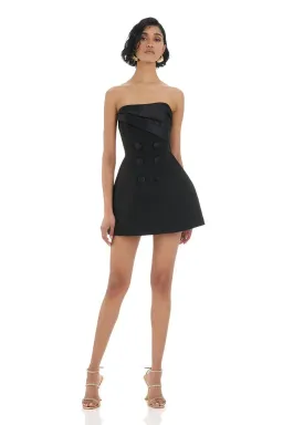 Eliya the Label North Mini Dress Black Size L / AU 12 for rent on The Volte - image 1