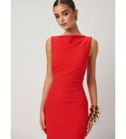 Effie Kats Verona Gown Cherry Red Size 12  for rent on The Volte - image 2