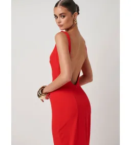 Effie Kats Verona Gown Cherry Red Size 12  for rent on The Volte - image 3