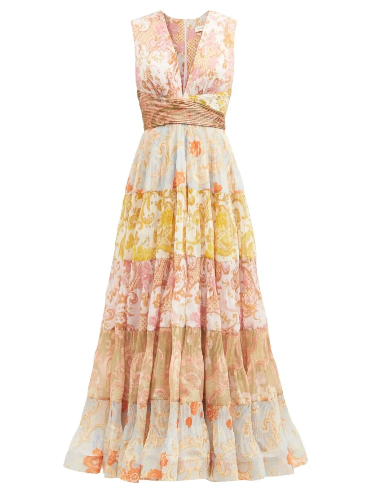 Zimmermann Postcard Pleated Midi Dress - Image 2