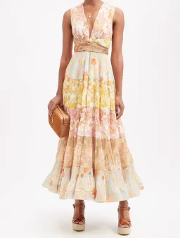 Zimmermann Postcard Pleated Midi Dress for rent on The Volte - image 3