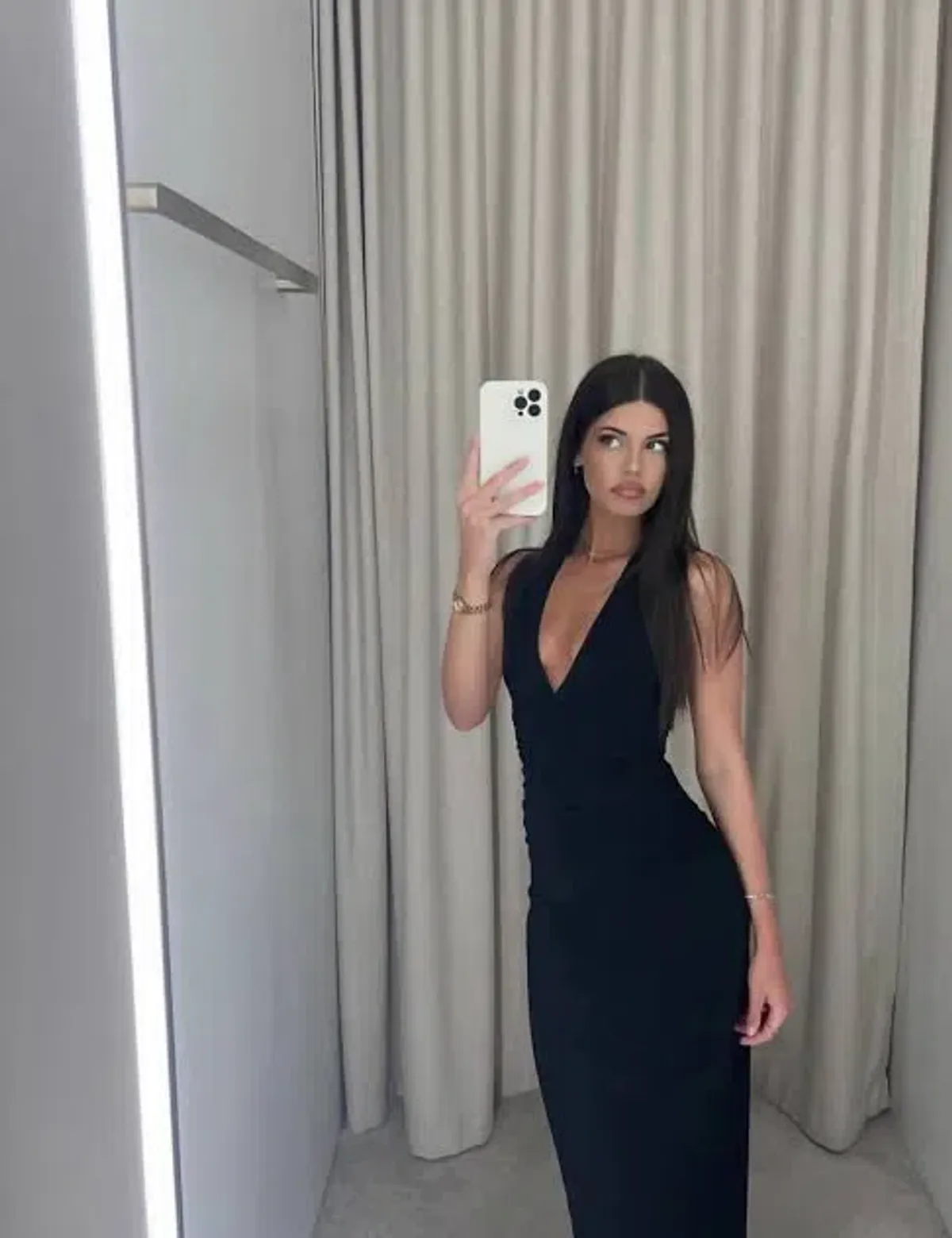 Kookai Brooklyn Maxi Dress Black Size 6 - Image 4