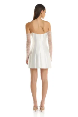 Eliya The Label Kayla Mini Dress White Size 6 for rent on The Volte - image 3