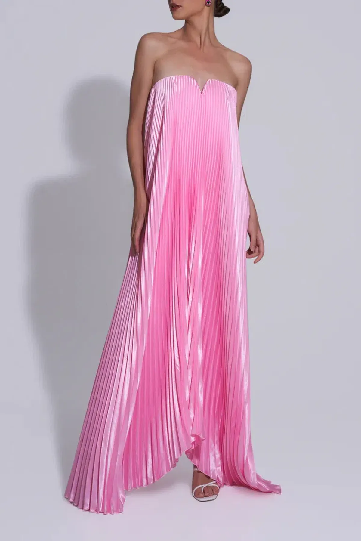 L'Idee Black Tie Gown Pink Valentine Size AU 8 - Image 1