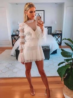 Alice McCall Zen dress in white 10 for rent on The Volte - image 1