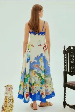 ALÉMAIS  Nadia Sundress Multi Size AU 12 for rent on The Volte - image 5