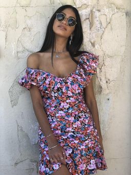 Talulah Cloud Nine Mini Dress Floral Size 14 for rent on The Volte - image 3