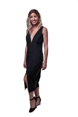 Bardot Bodycon Midi Dress Black Size 12 for rent on The Volte - image 4