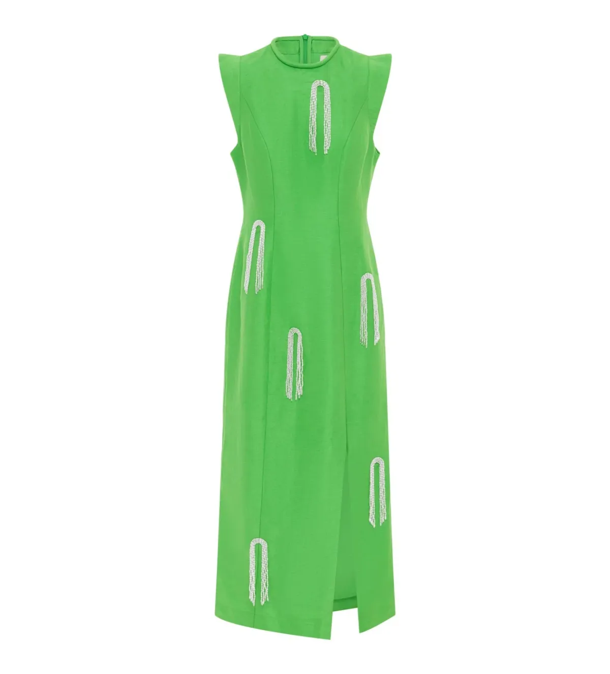 Alemais Dazzle Midi Dress Green Size AU 8  - Image 5