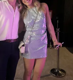 Bec & Bridge Shilou Halter Dress Silver Size Au 8 for rent on The Volte - image 5