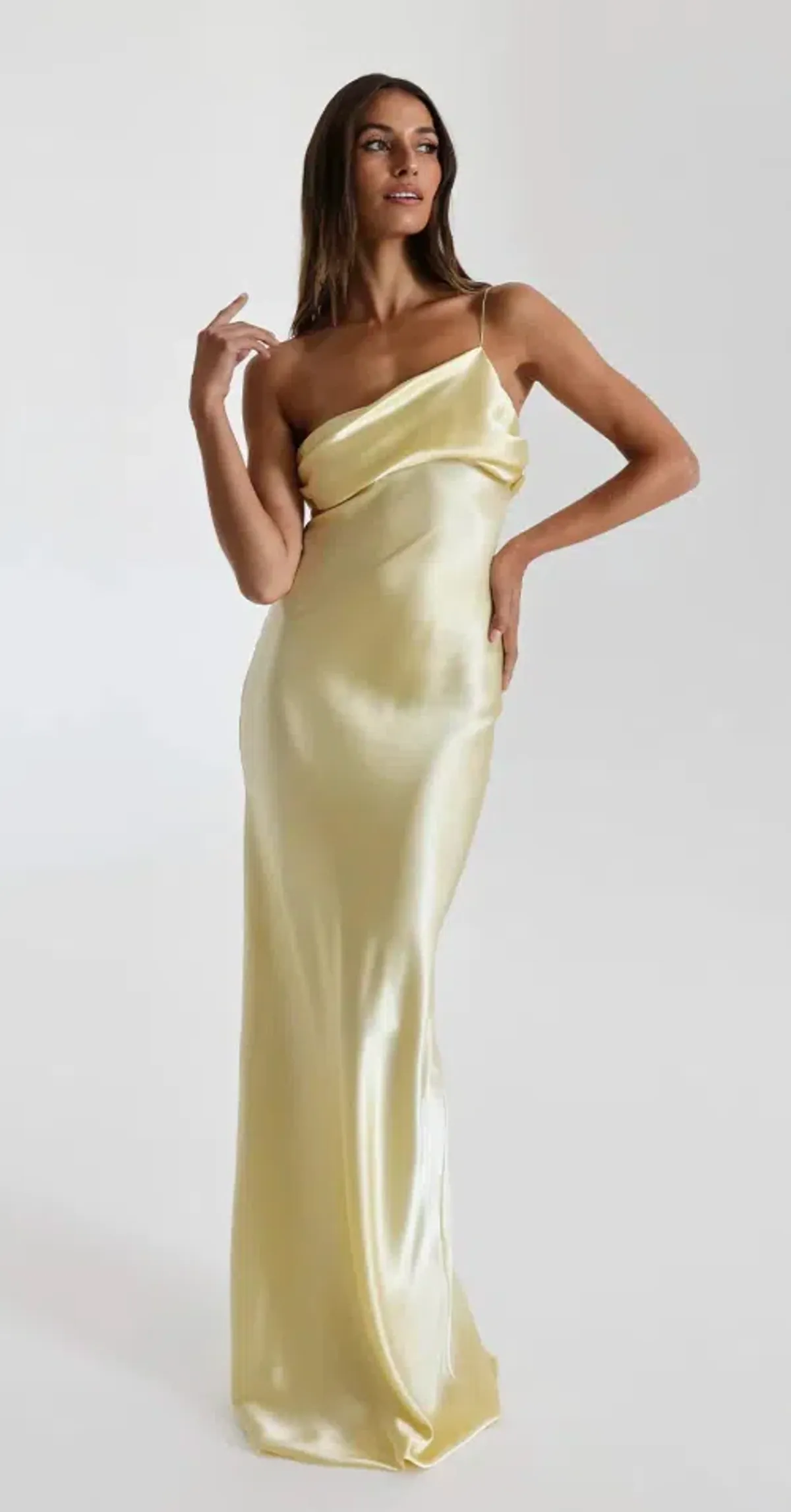 Natalie Rolt Mikayla Gown Yellow Size 8 - Image 2
