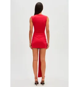 Misha Jennifer Cupro Mini Dress Red Size 10/M for rent on The Volte - image 3