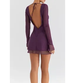 Mistress rocks Shadow Open Back Mini Dress AU 8 for rent on The Volte - image 3