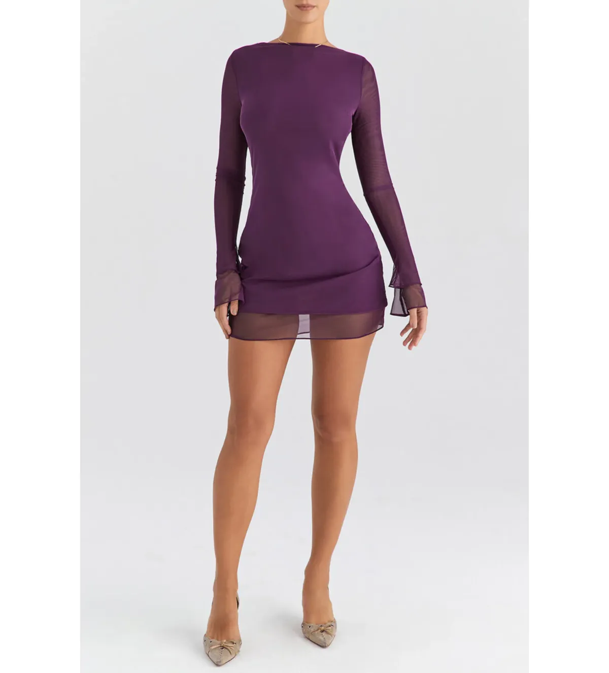 Mistress rocks Shadow Open Back Mini Dress AU 8 - Image 2