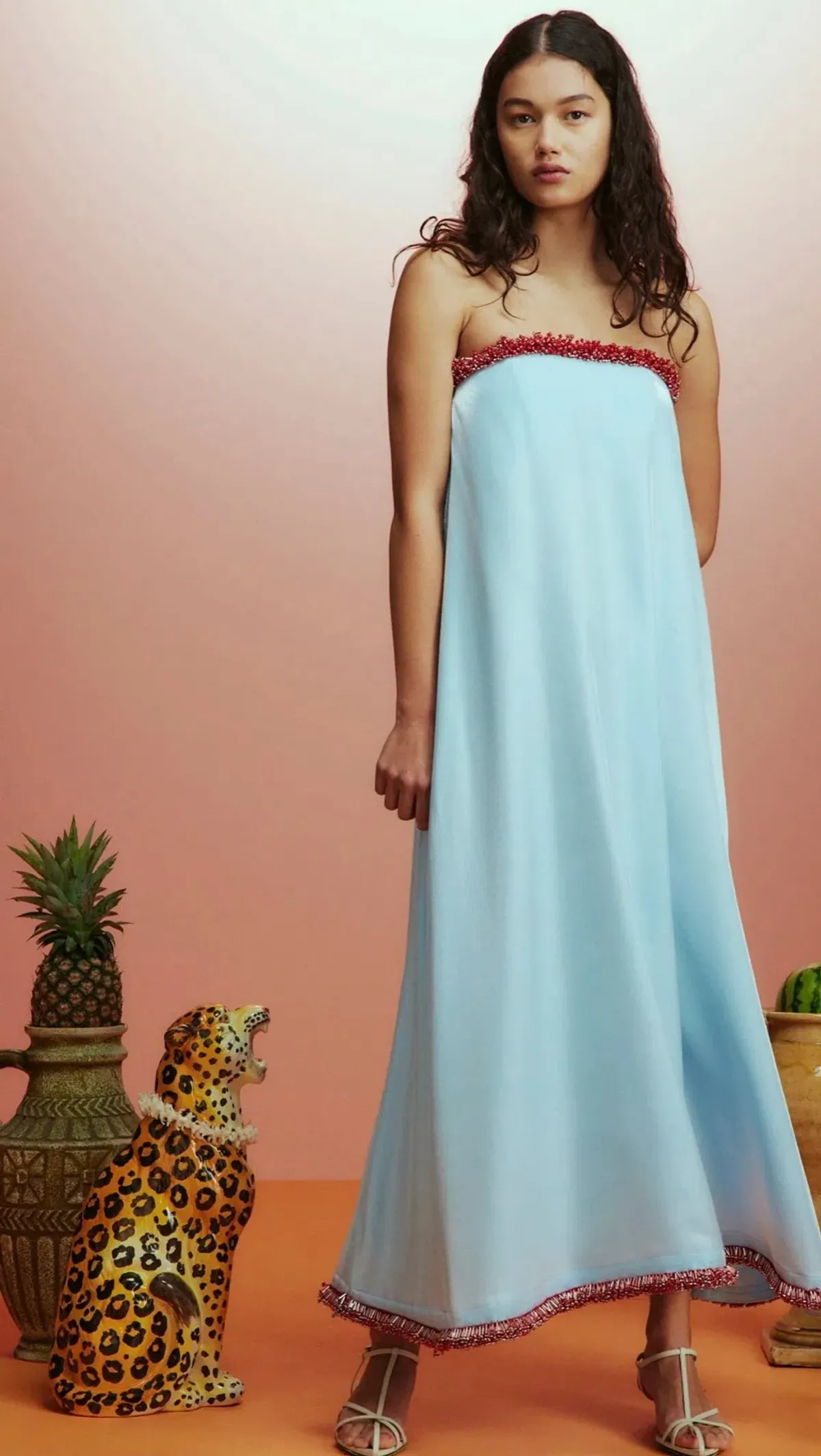 Alemais Orion Gown Sky Blue Size AU 10 - Image 1