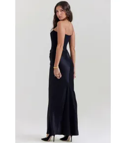  House Of Cb Persephone Corset Gown Black Size M / AU 10 for rent on The Volte - image 2