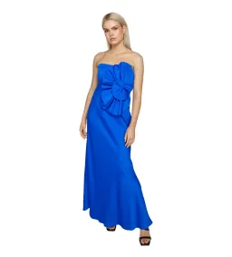 Sheike High Society strapless dress in electric blue size AU 6 for rent on The Volte - image 1