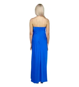 Sheike High Society strapless dress in electric blue size AU 6 for rent on The Volte - image 3