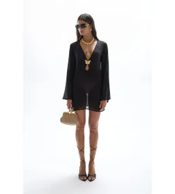 CIN CIN Lulu Butterfly Dress Black Size S / AU 8 for rent on The Volte - image 1