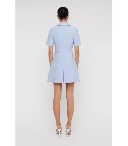 Scanlan Theodore Italian Milano Dress Blue Size AU 8 for rent on The Volte - image 3