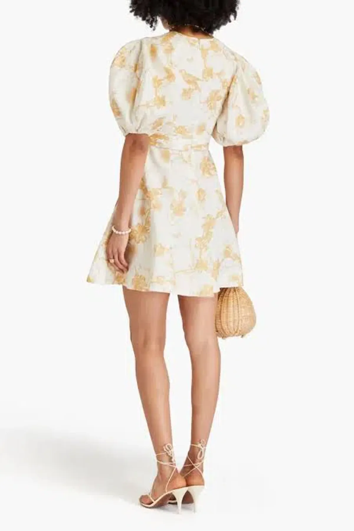 Zimmermann Wrap Mini Keira Beige Size AU 8 - Image 4