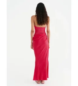 Benni Gina Halter Neck Dress Pink Size 14 for rent on The Volte - image 3