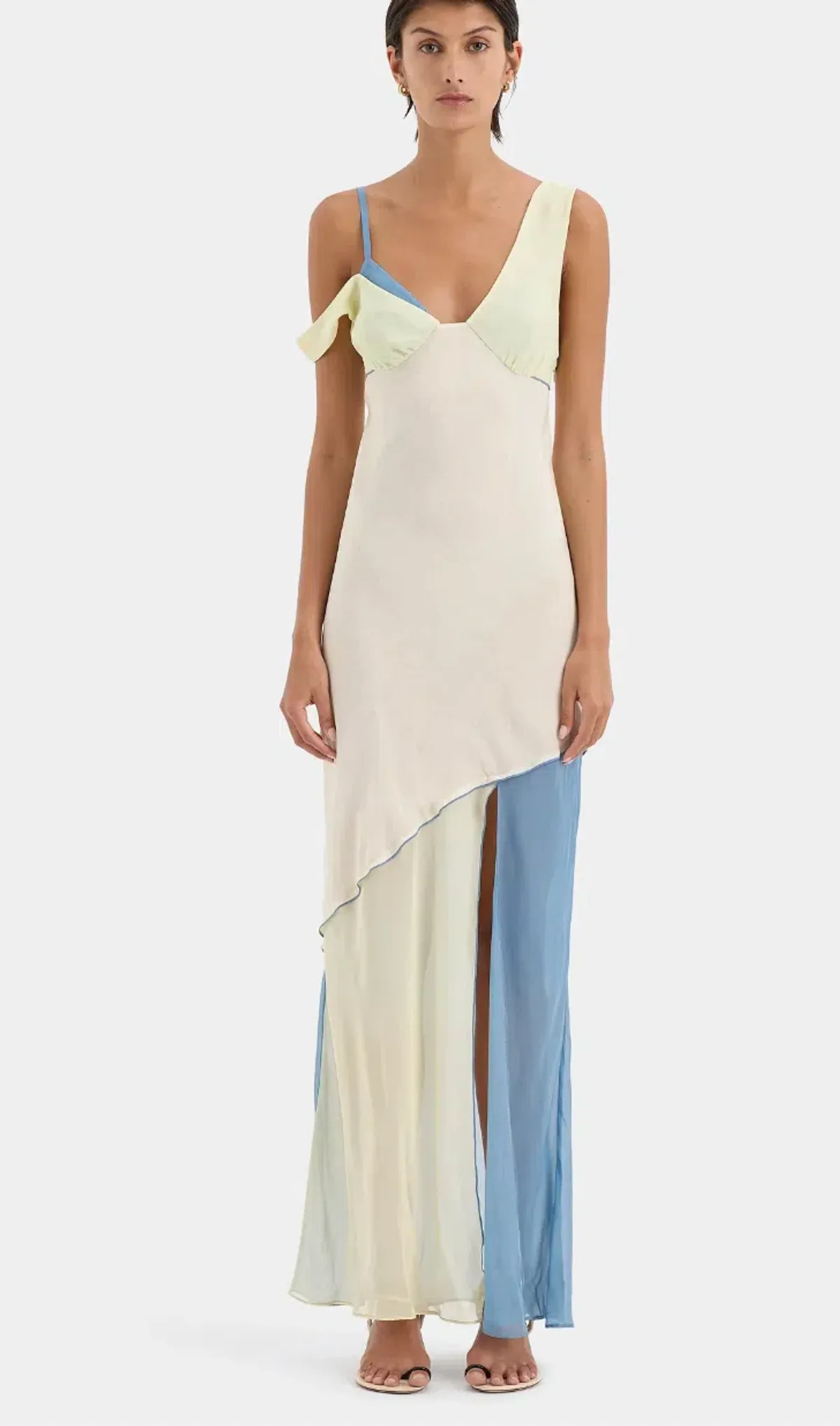 Sir The Label Thames Splice Midi Dress 2 / AU 10 - Image 1
