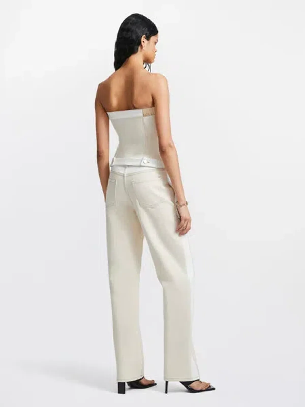 Dion Lee Denim Inverse Utility Corset Size AU 8 - Image 3