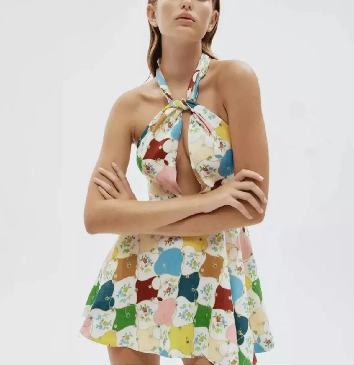 Alemais Everly Mini Dress Multi Size 14 - Image 1